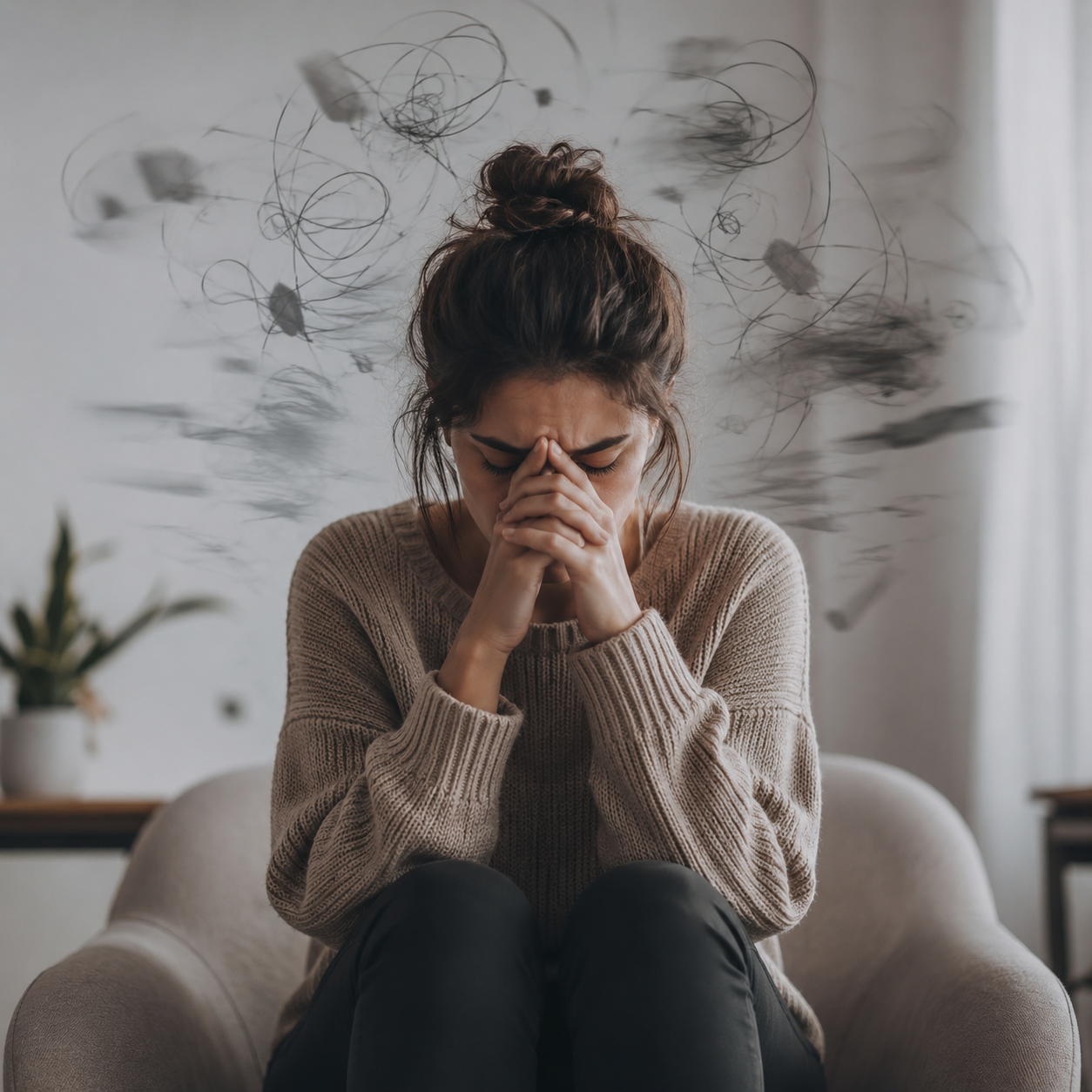 Visual representation of Anxiety Neurosis