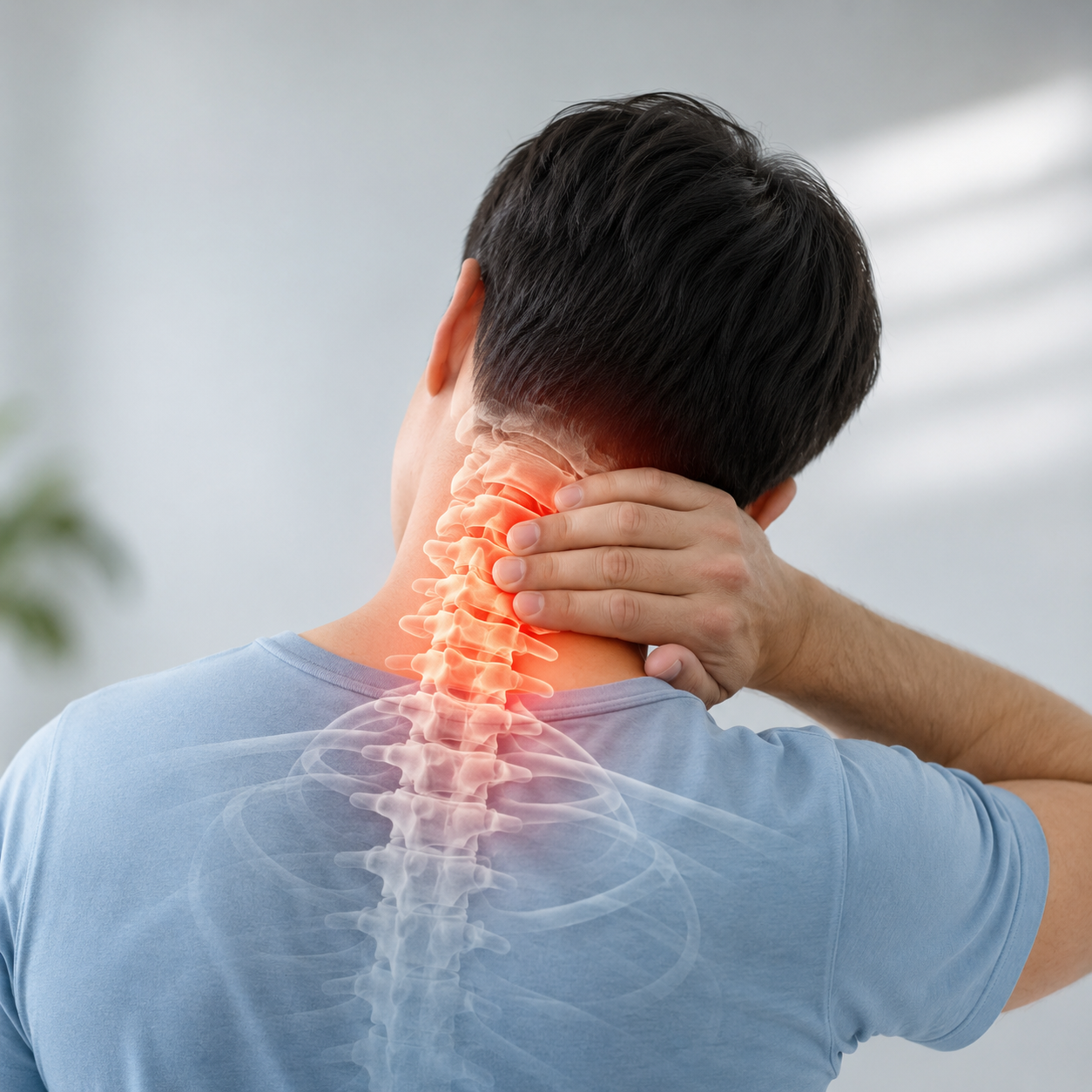 Visual representation of Cervical Spondylitis