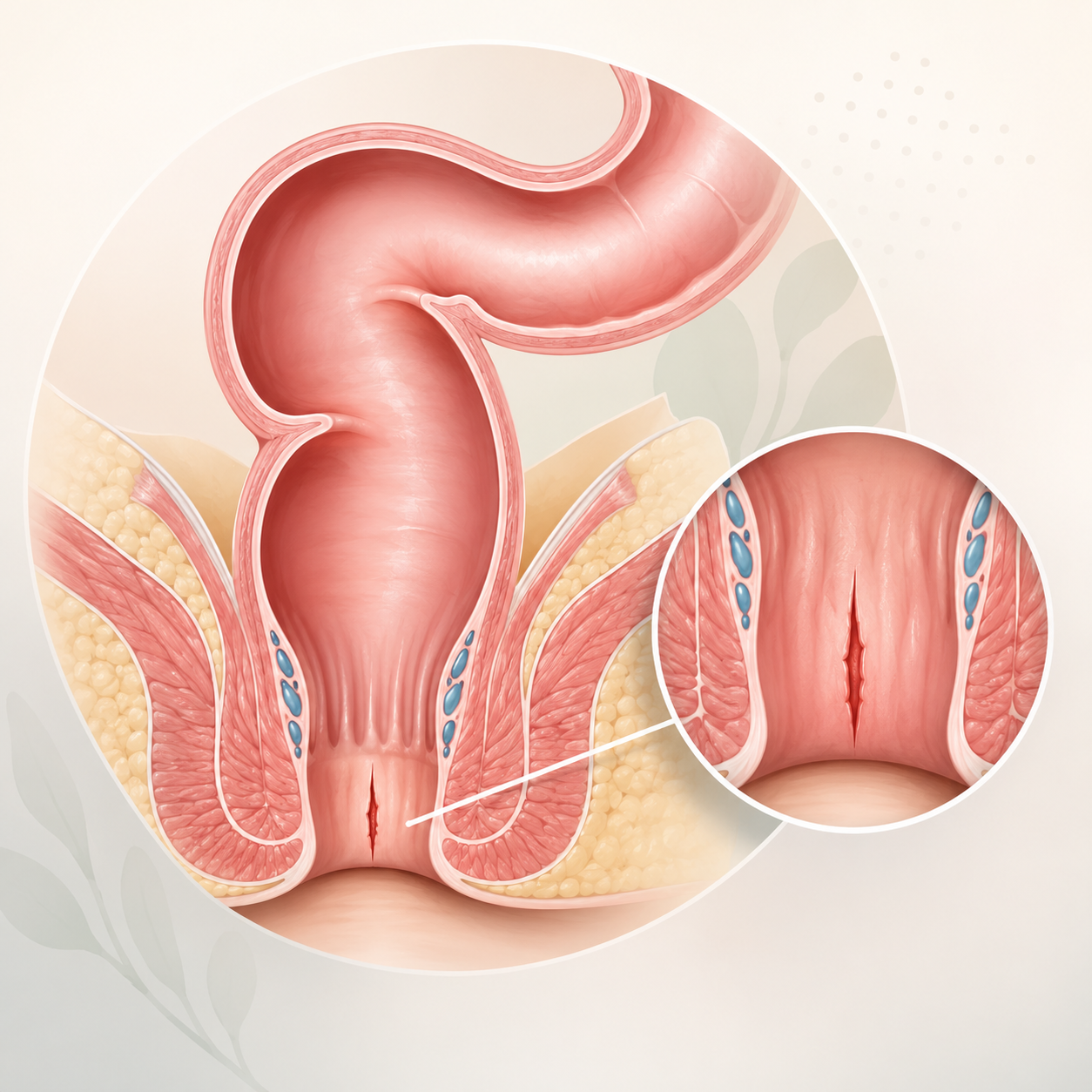 Visual representation of Fissure-in-ano