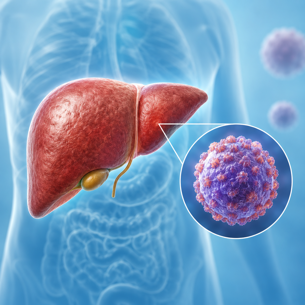 Visual representation of Hepatitis C