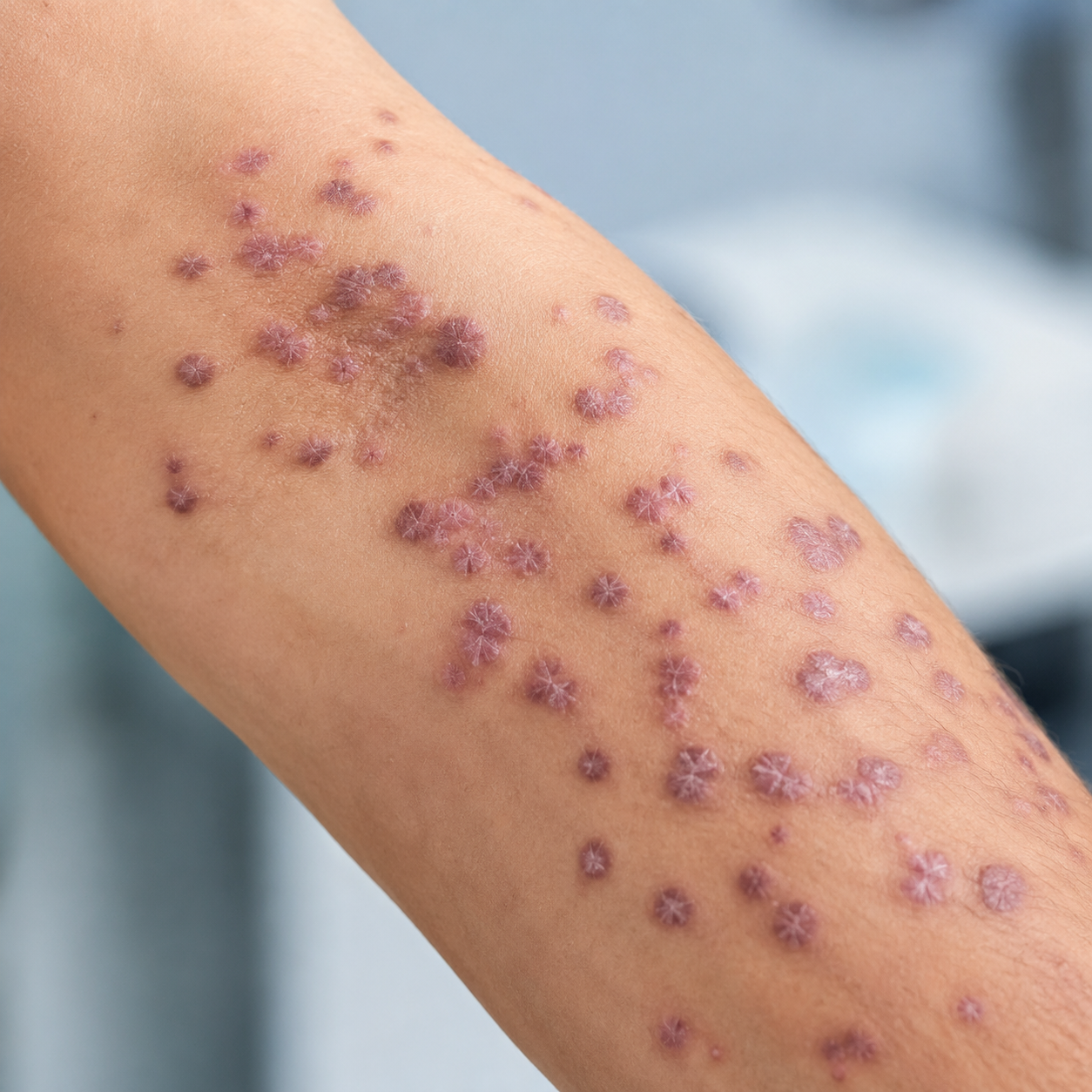 Visual representation of Lichen Planus