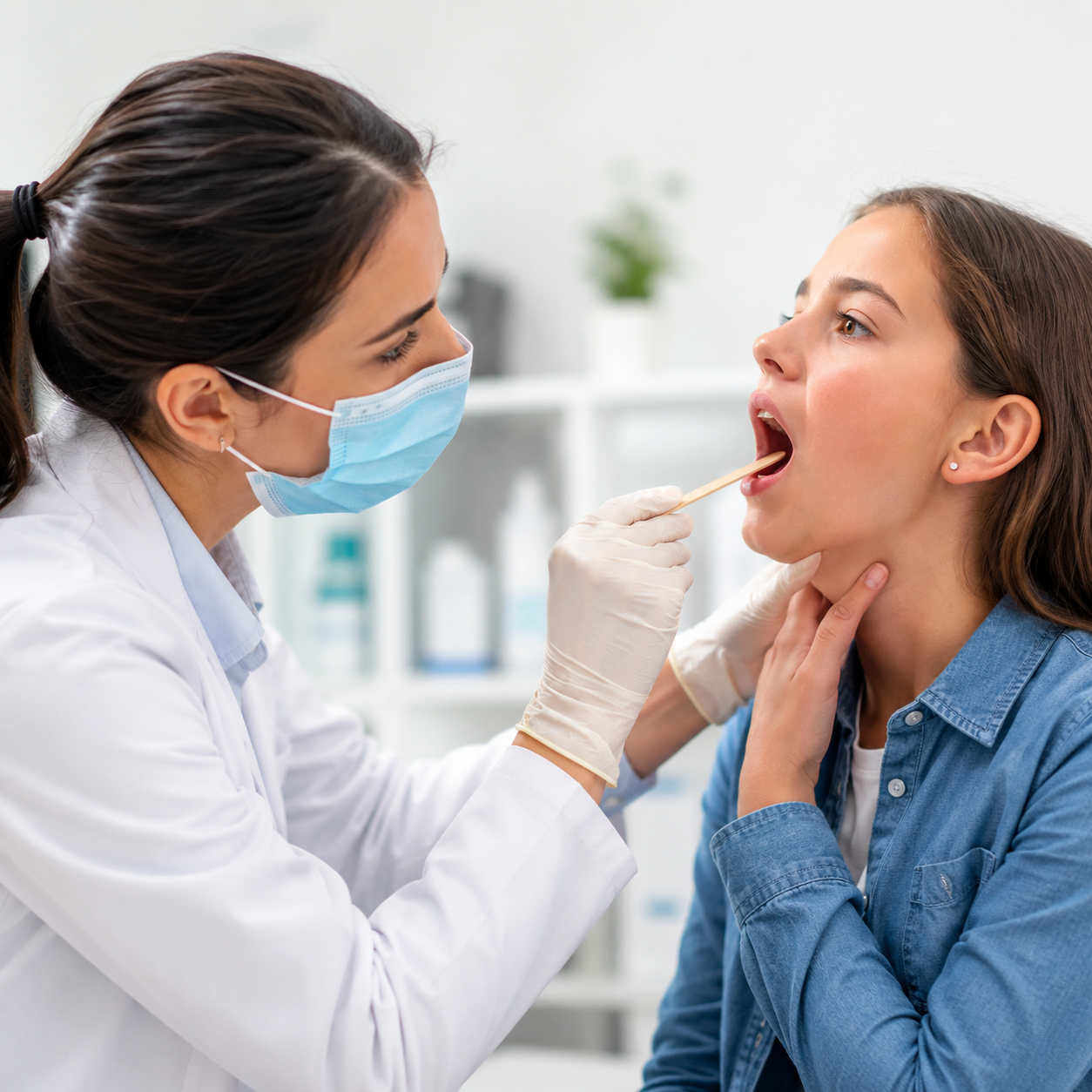Visual representation of Tonsillitis